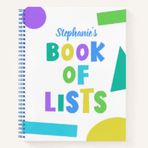 Colorful Book of Lists