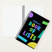 Colorful Book of Lists Notitieboek (Binnen)
