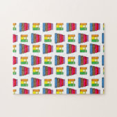 Colorful Book Pile Patroon Legpuzzel (Horizontaal)