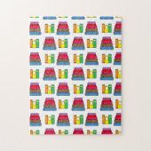 Colorful Book Pile Patroon Legpuzzel (Verticaal)