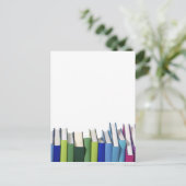 Colorful Books Briefkaart (Staand voorkant)