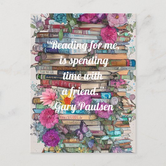 Colorful Books Briefkaart (Voorkant)