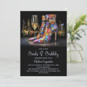 Colorful Boots and Bubbly Bridal Shower Kaart (Staand voorkant)