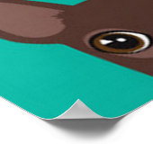 Colorful Boston Terriers Poster (Hoek)