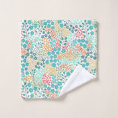 Colorful Botanical Bath Towel Set Bad Handdoek (Wasdoekje)