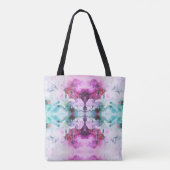 Colorful Botanical Garden Monogram Tote Bag (Achterkant)