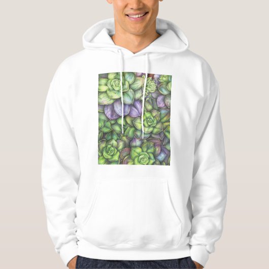Colorful Botanical Hoodie (Voorkant)