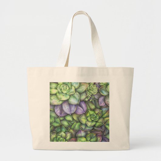 Colorful Botanical Illustration Tote Bag (Voorkant)