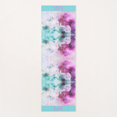 Colorful Botanical Monogram Yoga Mat (Voorkant)
