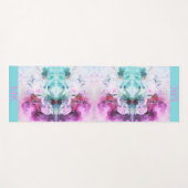Colorful Botanical Monogram Yoga Mat (Voorkant (horizontaal))