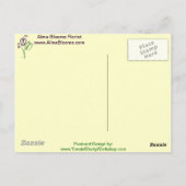 Colorful Bouquet Briefkaart (Achterkant)