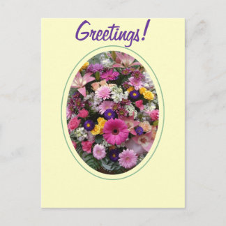 Colorful Bouquet Briefkaart