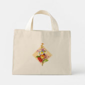 Colorful Bouquet  Floral Art Primrose Mini Tote Bag (Achterkant)