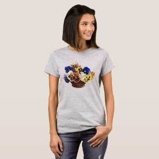 Colorful Bouquet van Pansies T-shirt