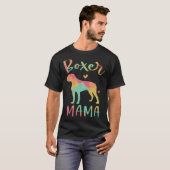 Colorful Boxer Dog Watercolor T-shirt (Voorkant volledig)