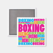 Colorful Boxing Magneet (Voorkant / Achterkant)
