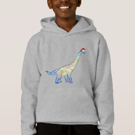 Colorful Brachiosaurus Dinosaur Kerstmis Elf