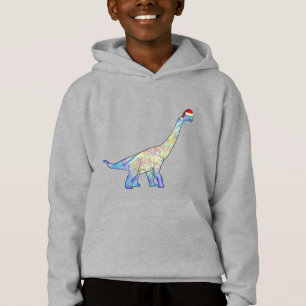 Colorful Brachiosaurus Dinosaur Kerstmis Elf