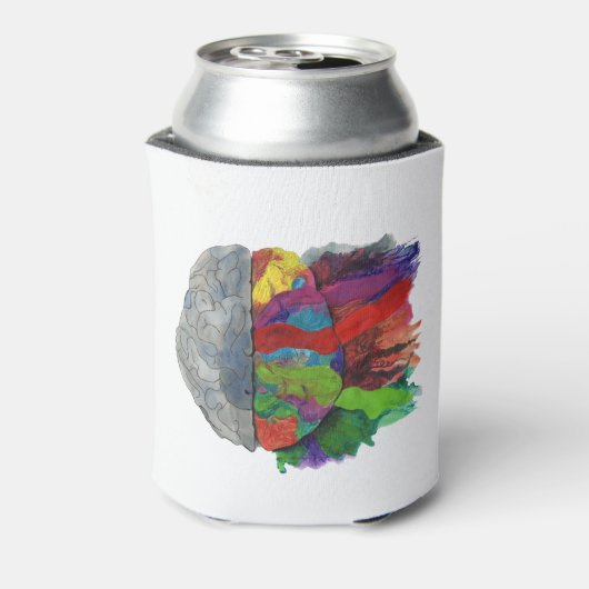 Colorful Brain Blikjeskoeler (Blikje Achterkant)