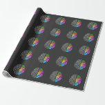 Colorful Brain Engineering Science Cadeaupapier<br><div class="desc">Neurodiversity Awareness Gift Art. Colorful Brain Engineering Science.</div>