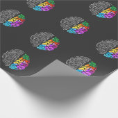 Colorful Brain Engineering Science Cadeaupapier (Hoek)