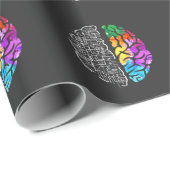 Colorful Brain Engineering Science Cadeaupapier (Rol Hoek)