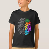 Colorful Brain Engineering Science T-shirt (Voorkant)