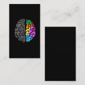 Colorful Brain Engineering Science Visitekaartje (Voorkant / Achterkant)