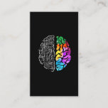 Colorful Brain Engineering Science Visitekaartje<br><div class="desc">Neurodiversity Awareness Gift Art. Colorful Brain Engineering Science.</div>