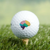 Colorful Brain Golfballen (Insitu Shirt)