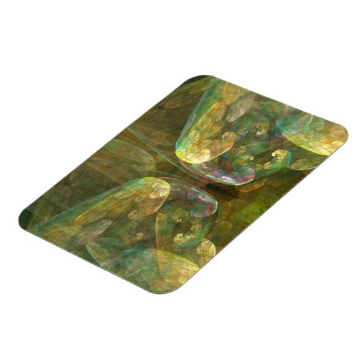 Colorful Brain Matte Abstract Magneet (Linkerzijde)