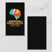 Colorful Brain Mental Health Visitekaartje (Voorkant / Achterkant)