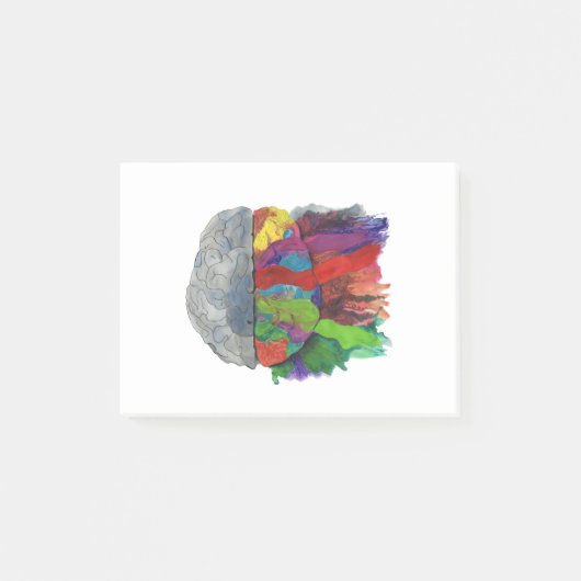 Colorful Brain Post-it® Notes (Voorkant)