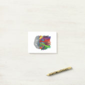 Colorful Brain Post-it® Notes (Op bureau)
