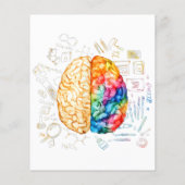 Colorful Brain - Science And Art - Neuroscience Ne (Achterkant)