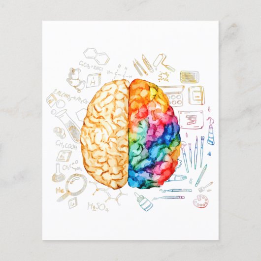 Colorful Brain - Science And Art - Neuroscience Ne (Achterkant)