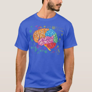 Colorful Brain Science and Art Neuroscience Neurol T-shirt