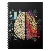 Colorful Brain Science Architecture Art Notitieboek (Voorkant)