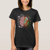 Colorful Brain Science Neuroscience Neurologist T-shirt (Voorkant)