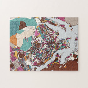 Colorful Brasilia Map Legpuzzel