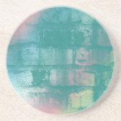 Colorful Brick-Onderzetter Zandsteen Onderzetter (Voorkant)