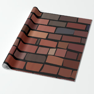Colorful Brick Wall Cadeaupapier