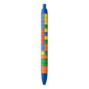 Colorful Bricks Building Blocks   Aangepaste pen