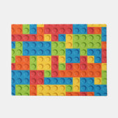 Colorful bricks kids pattern deurmat (Voorkant)