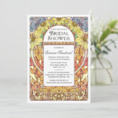 Colorful  Bridal Shower Invitations Kaart (Staand voorkant)