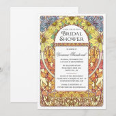 Colorful  Bridal Shower Invitations Kaart (Voorkant / Achterkant)
