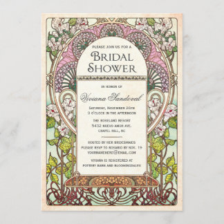 Colorful  Bridal Shower Invitations Kaart