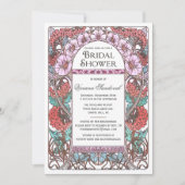 Colorful  Bridal Shower Invitations Kaart (Voorkant)