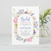 Colorful Bridal Shower-uitnodiging Kaart (Staand voorkant)