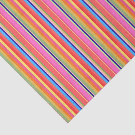 Colorful Bright Modern Christmas  Tissuepapier (Detail)